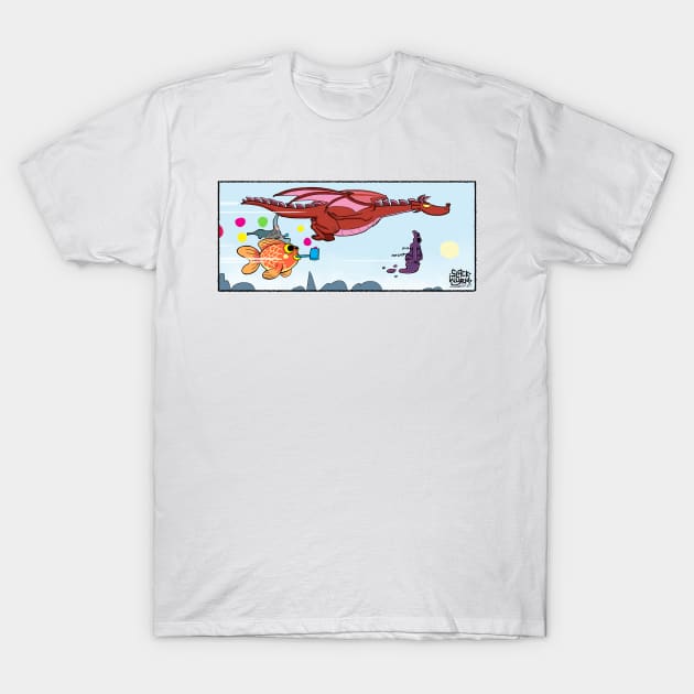 Take Flight T-Shirt by Slack Wyrm